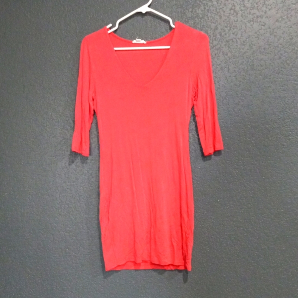Body con dress  coral color